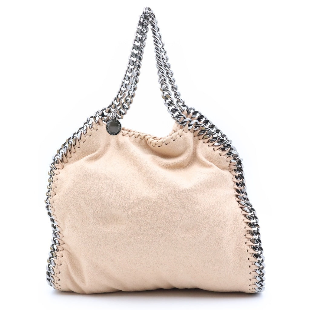 STELLA McCARTNEY(ステラマッカートニー) ファラベラ 2WAYハンドバッグ チェーンショルダーバッグ ピンクベージュ スエード シルバー金具 レディース