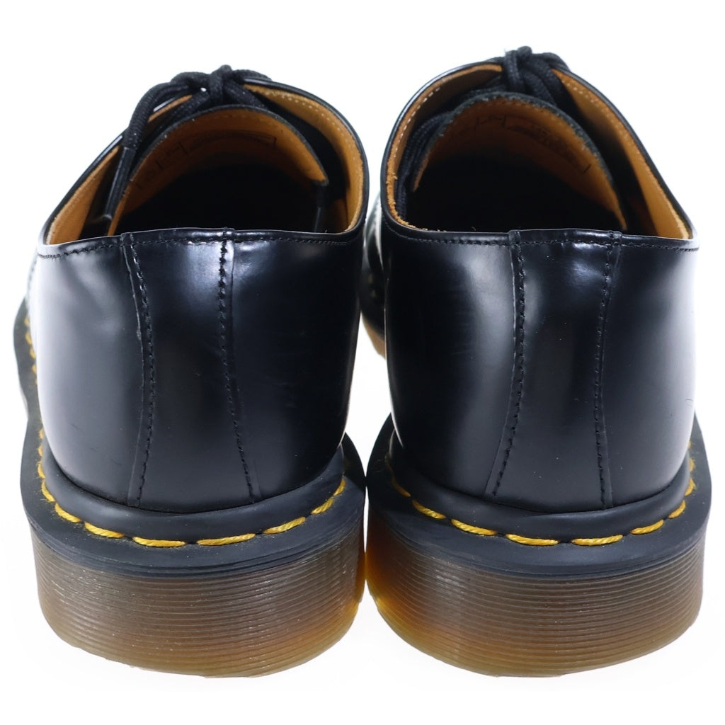 Dr.Martens(ドクターマーチン) 3ホール ダービーシューズ レザー イエローステッチ 革靴 ブラック CK08T