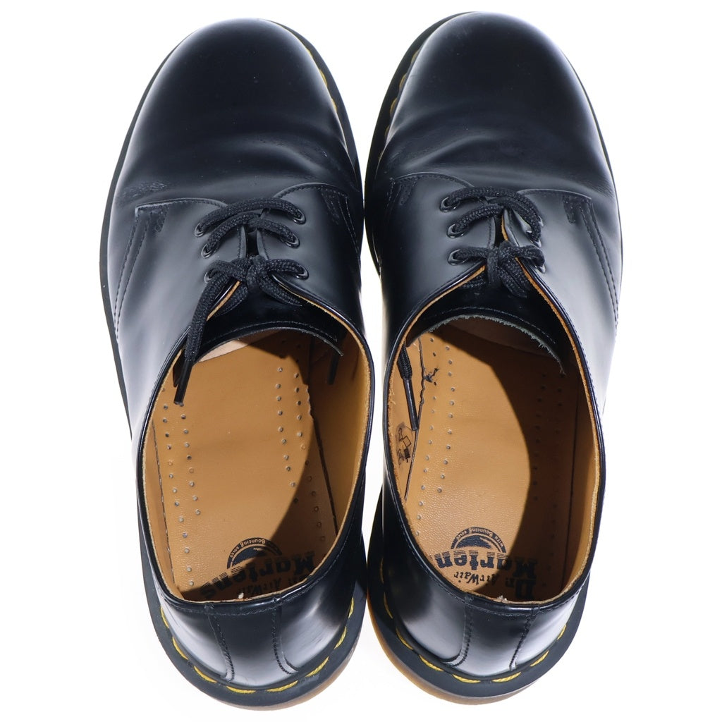 Dr.Martens(ドクターマーチン) 3ホール ダービーシューズ レザー イエローステッチ 革靴 ブラック CK08T