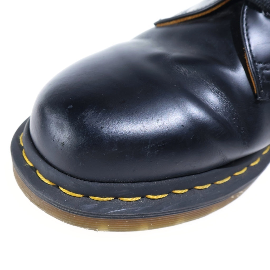 Dr.Martens(ドクターマーチン) 3ホール ダービーシューズ レザー イエローステッチ 革靴 ブラック CK08T