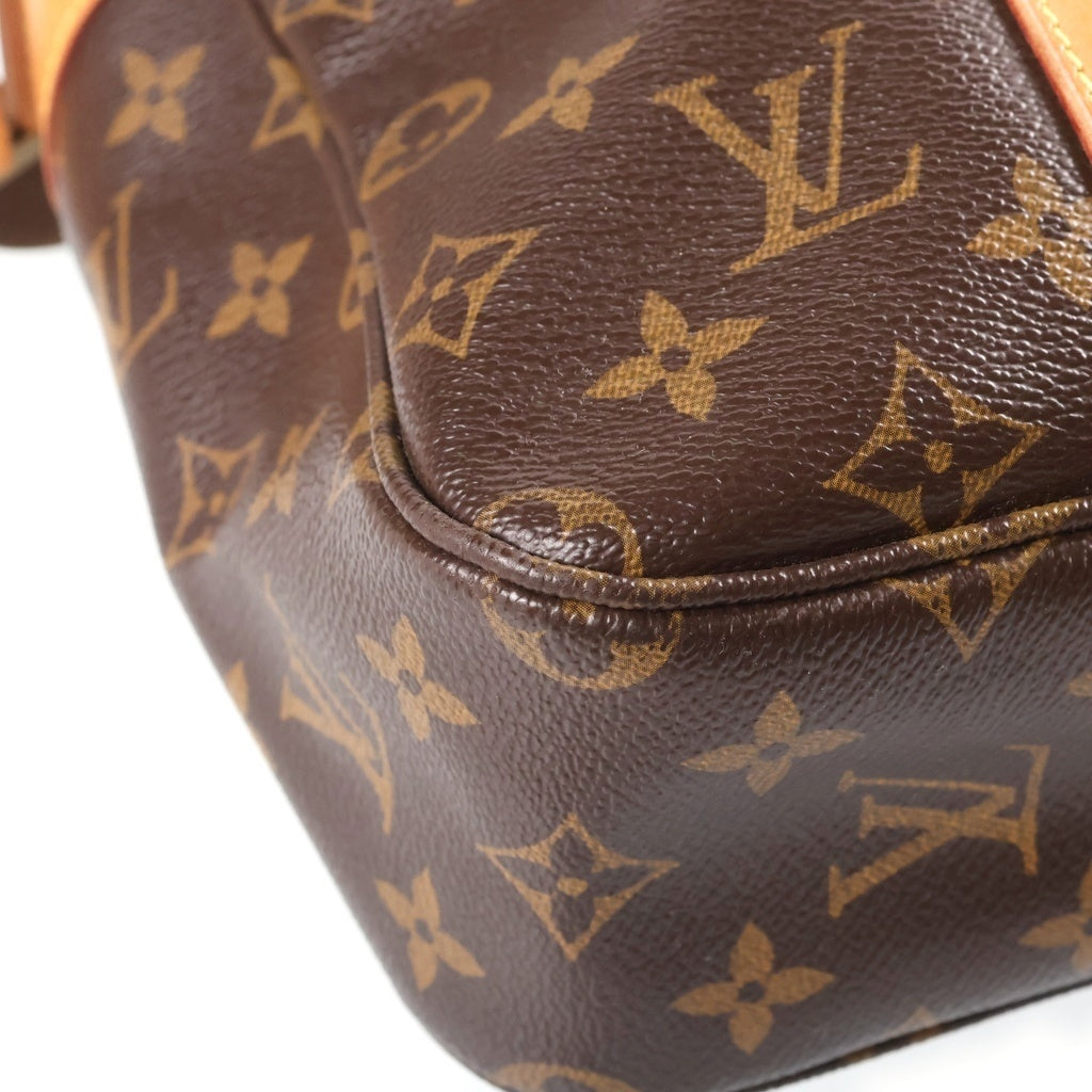LOUIS VUITTON(ルイヴィトン) モノグラム サックボスフォール 2WAYハンドバッグ ショルダーバッグ ブラウン レザー×PVC M40043 ゴールド金具 レディース