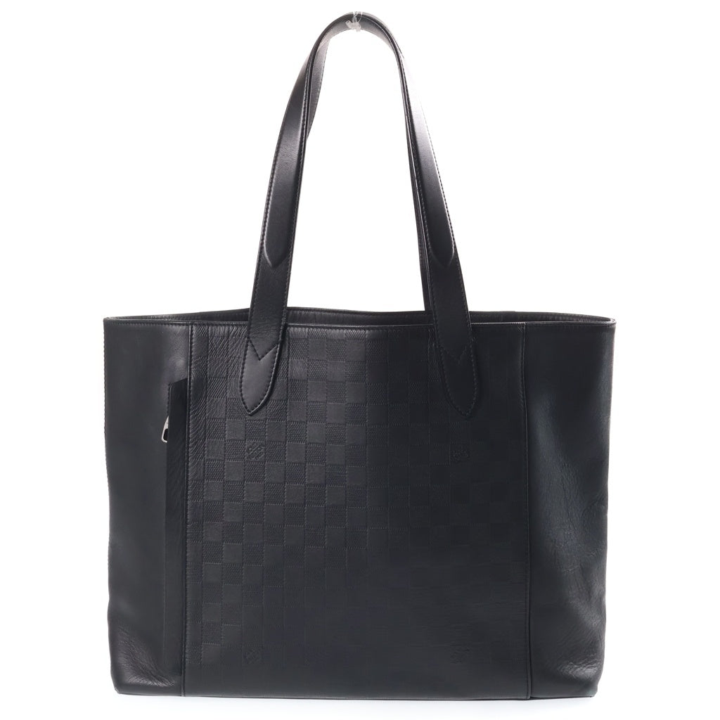 LOUIS VUITTON(ルイヴィトン) ダミエアンフィニ バヴォワイヤ-ジュ トートバッグ ハンドバッグ ブラック レザー N41493 レディース
