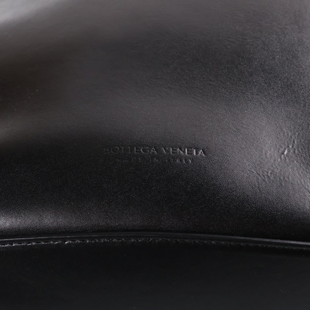 BOTTEGA VENETA(ボッテガヴェネタ) ミディアム クリーク トートバッグ ハンドバッグ ブラック レザー レディース
