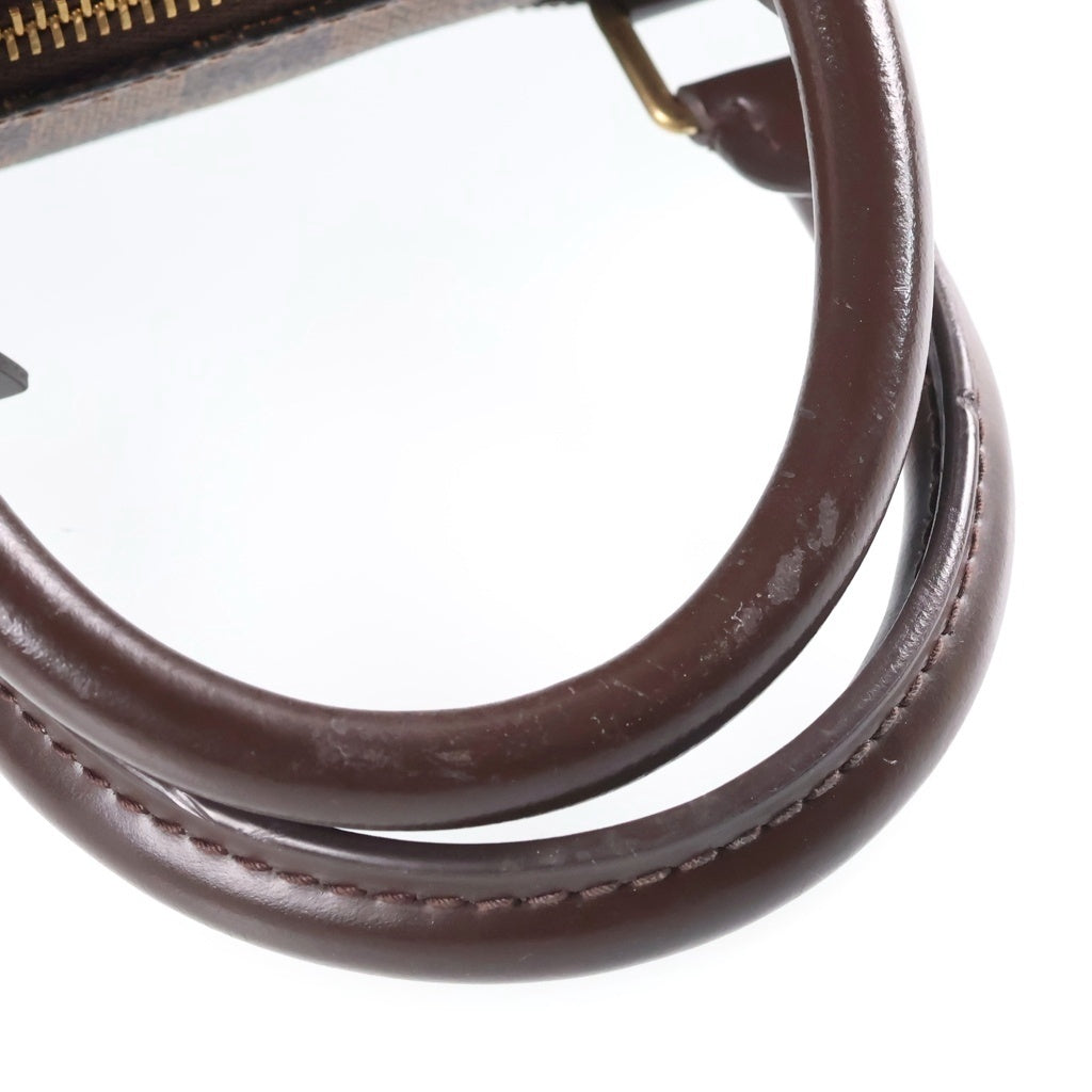LOUIS VUITTON(ルイヴィトン) ダミエ スピーディ25 ハンドバッグ ボストンバッグ ブラウン レザー×PVC N41365 ゴールド金具 レディース
