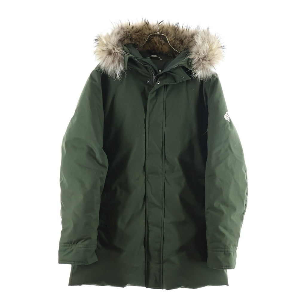 PYRENEX(ピレネックス) 22AW SPOUTNIC MINI RIPSTOP スプートニック ミニ リップストップ ダウンジャケット フード ファー カーキ W22P2