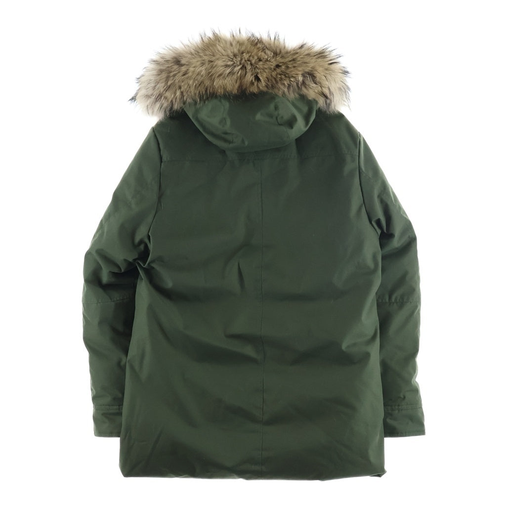 PYRENEX(ピレネックス) 22AW SPOUTNIC MINI RIPSTOP スプートニック ミニ リップストップ ダウンジャケット フード ファー カーキ W22P2