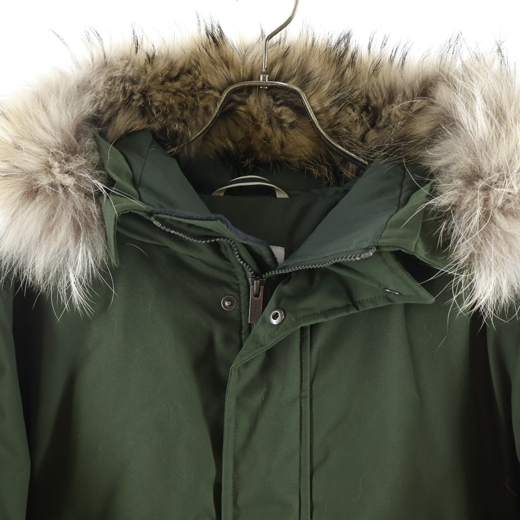 PYRENEX(ピレネックス) 22AW SPOUTNIC MINI RIPSTOP スプートニック ミニ リップストップ ダウンジャケット フード ファー カーキ W22P2