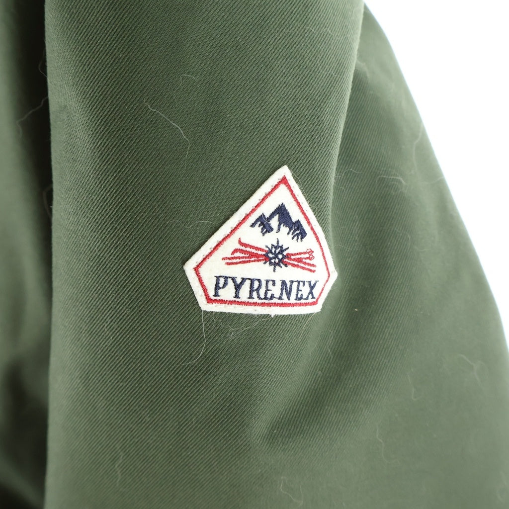 PYRENEX(ピレネックス) 22AW SPOUTNIC MINI RIPSTOP スプートニック ミニ リップストップ ダウンジャケット フード ファー カーキ W22P2