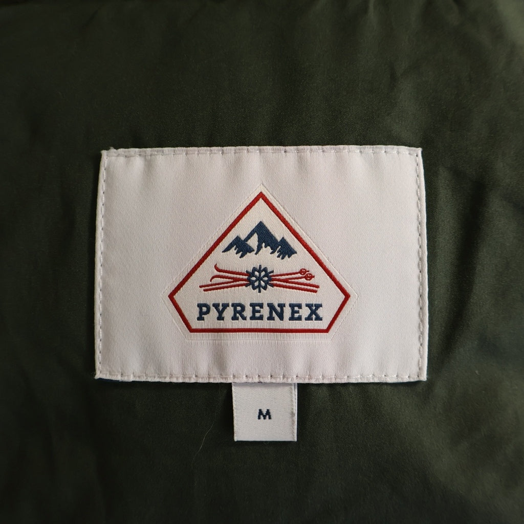 PYRENEX(ピレネックス) 22AW SPOUTNIC MINI RIPSTOP スプートニック ミニ リップストップ ダウンジャケット フード ファー カーキ W22P2