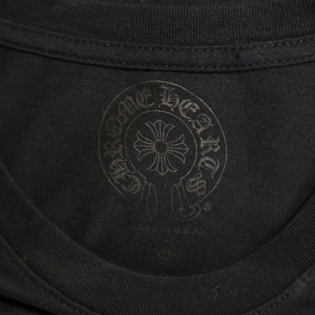 CHROME HEARTS(クロムハーツ) FOTI PRINT S/S TEE フォティ クルーネック半袖Tシャツ カットソー コットン ブラック