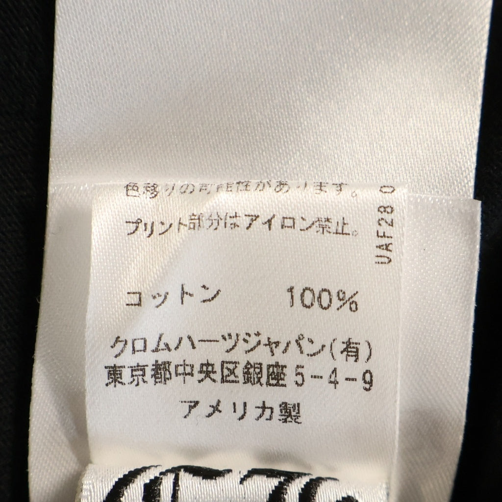 CHROME HEARTS(クロムハーツ) FOTI PRINT S/S TEE フォティ クルーネック半袖Tシャツ カットソー コットン ブラック