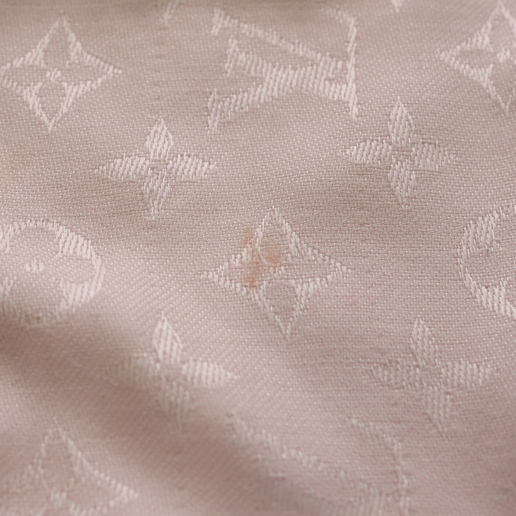 LOUIS VUITTON(ルイヴィトン) ■ショール モノグラム ウール×シルク ピンク レディース