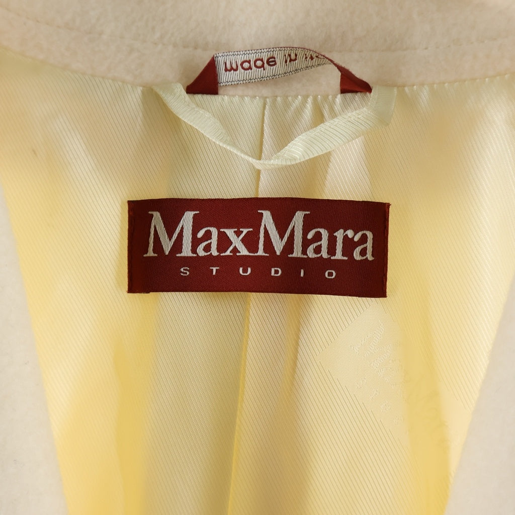 Max Mara(マックスマーラ) ■ロングコート アイボリー ウール レディース
