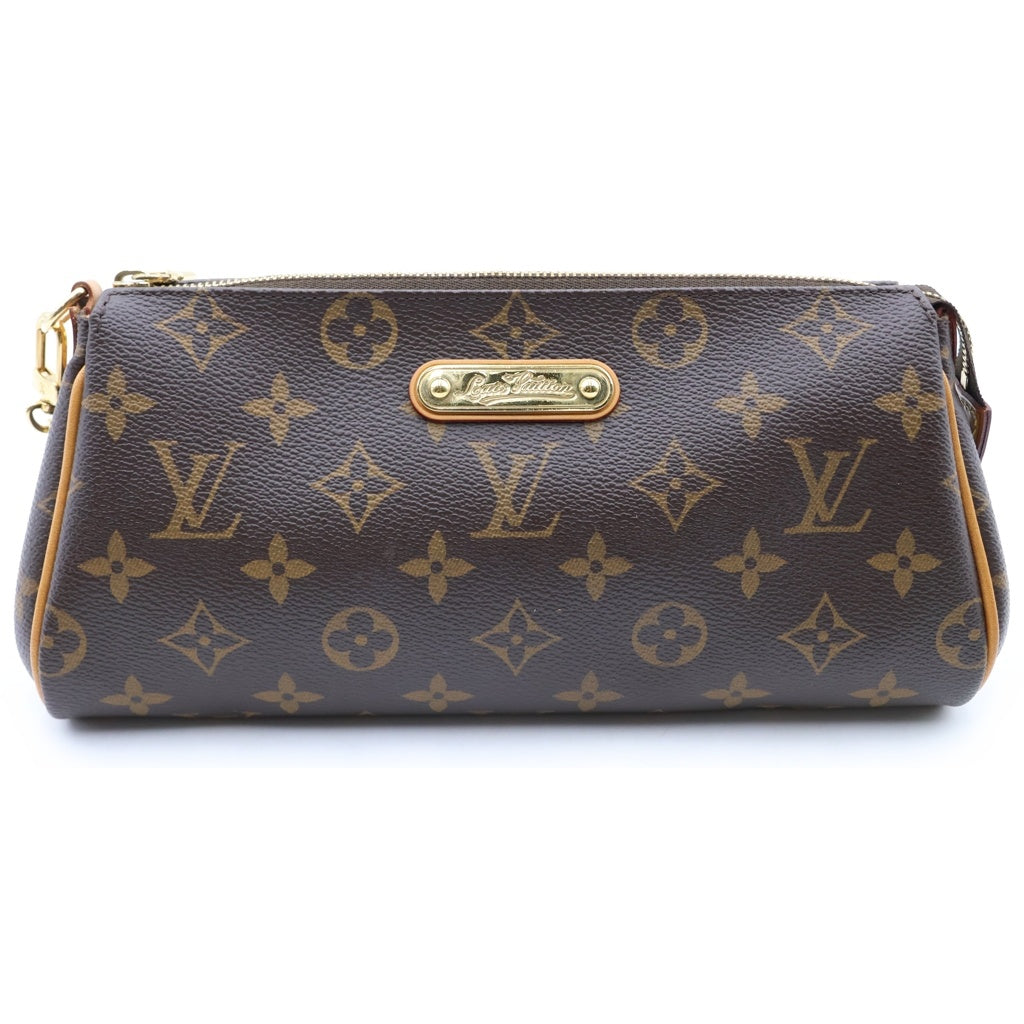 LOUIS VUITTON(ルイヴィトン) モノグラム エヴァ PVC レザー 2WAY チェーン ショルダーバッグ ブラウン M95567 レディース