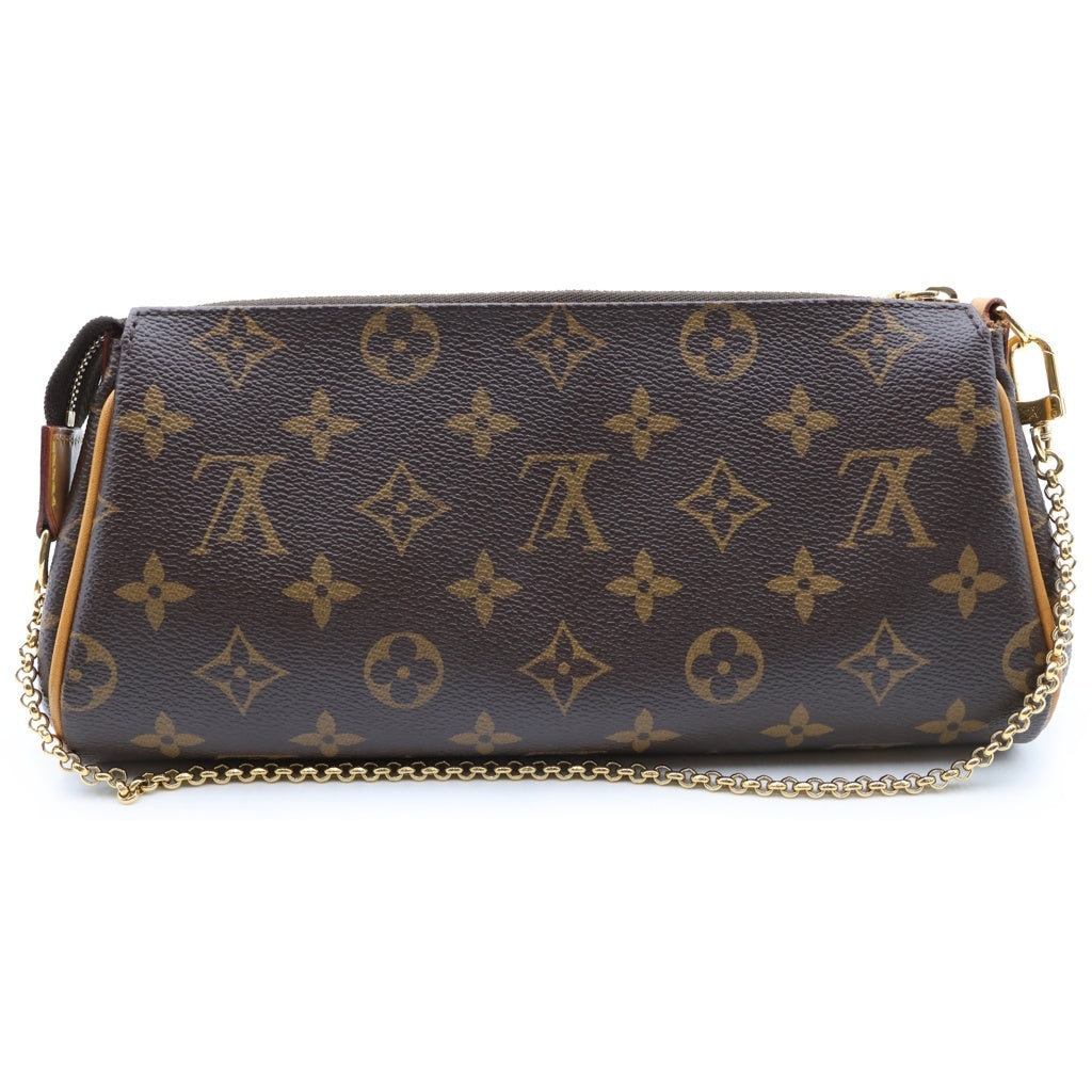 LOUIS VUITTON(ルイヴィトン) モノグラム エヴァ PVC レザー 2WAY チェーン ショルダーバッグ ブラウン M95567 レディース