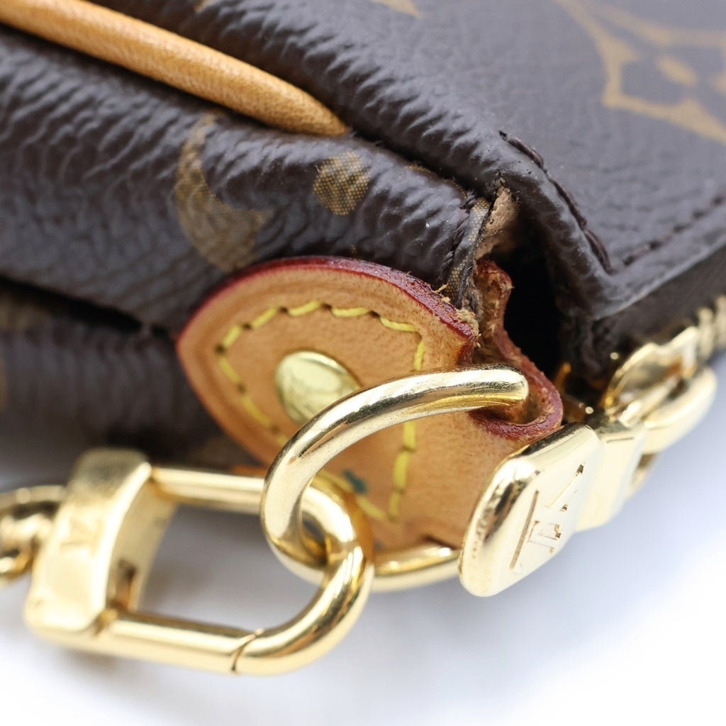 LOUIS VUITTON(ルイヴィトン) モノグラム エヴァ PVC レザー 2WAY チェーン ショルダーバッグ ブラウン M95567 レディース