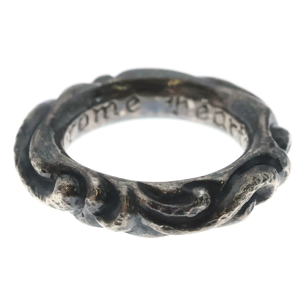 CHROME HEARTS(クロムハーツ) SCRL BAND スクロールバンド リング シルバー BCA351