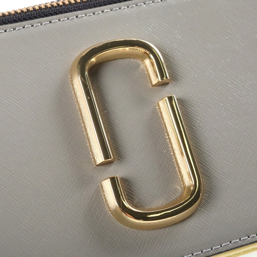 Heaven by Marc Jacobs(ヘブンバイマークジェイコブス) スナップショット ショルダーバッグ グレー×イエロー レザー レディース