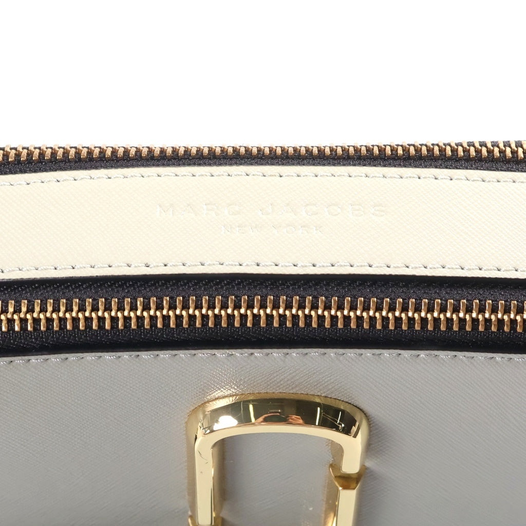 Heaven by Marc Jacobs(ヘブンバイマークジェイコブス) スナップショット ショルダーバッグ グレー×イエロー レザー レディース