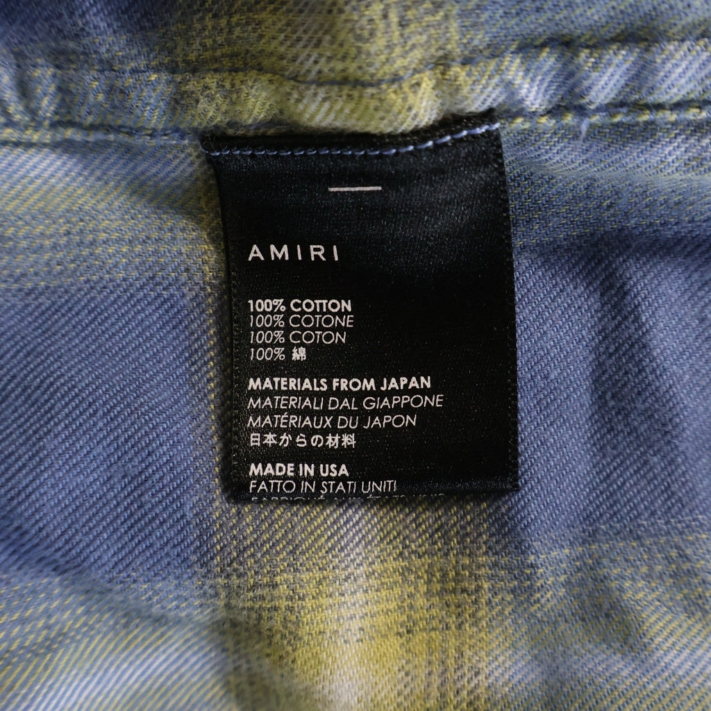 AMERI(アメリ) ■ダメージチェックシャツ #XS