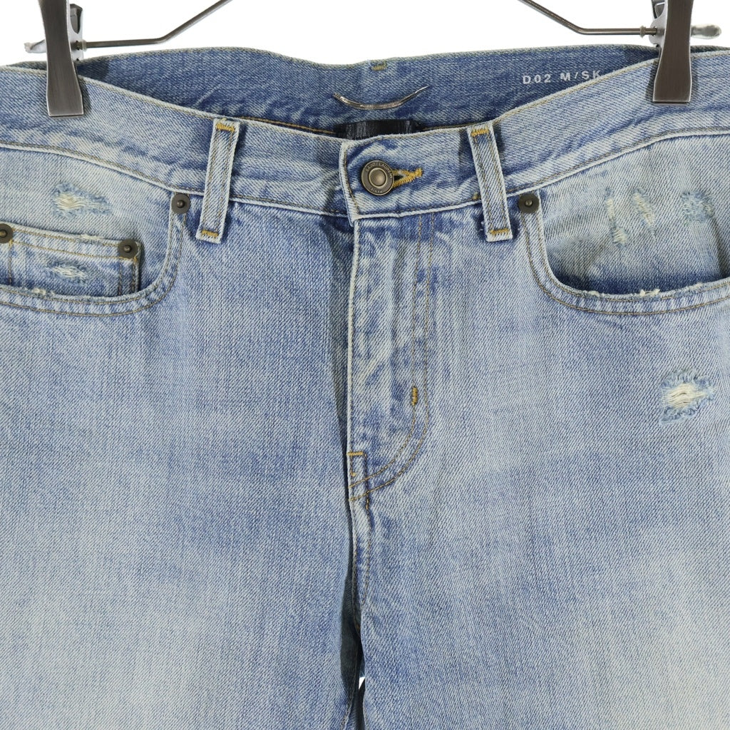 SAINT LAURENT PARIS(サンローランパリ) ダメージ スキニーデニムパンツ ジーンズ インディゴブルー #29 D05Q 379864 Y859L 4164