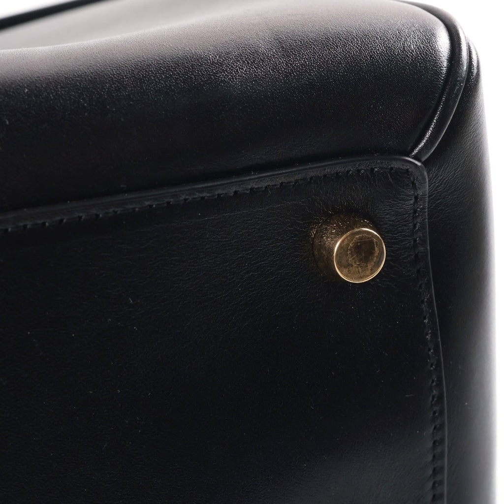 CELINE(セリーヌ) 16 セーズ ミディアム ハンドバッグ ショルダーバッグ 2WAYバッグ ブラック カーフ 187373BEY.38NO レディース