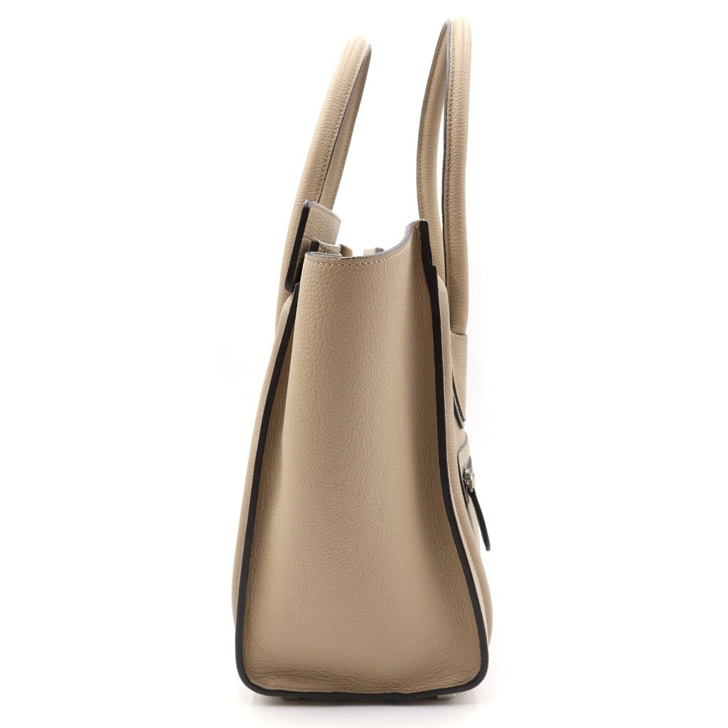 CELINE(セリーヌ) ラゲージ ミニショッパー ハンドバッグ ベージュ ドラムドカーフスキン 189213DRU レディース