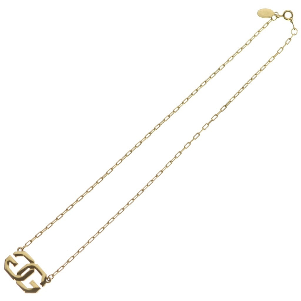 GIVENCHY(ジバンシィ) ロゴ ネックレス ゴールド GP レディース