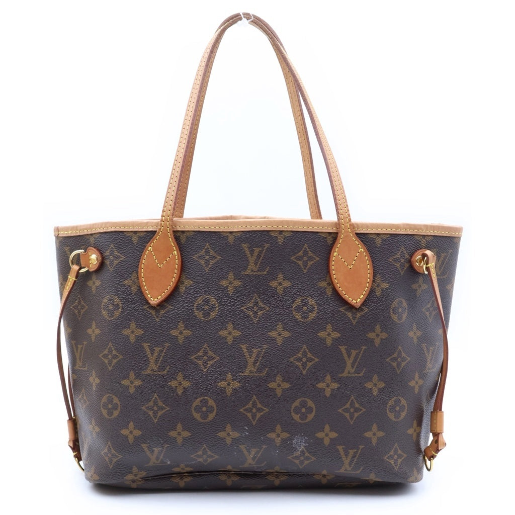 LOUIS VUITTON(ルイヴィトン) モノグラム ネヴァーフル PM トートバッグ ハンドバッグ ブラウン×フューシャ PVC×レザー M41001 ICタイプ レディース
