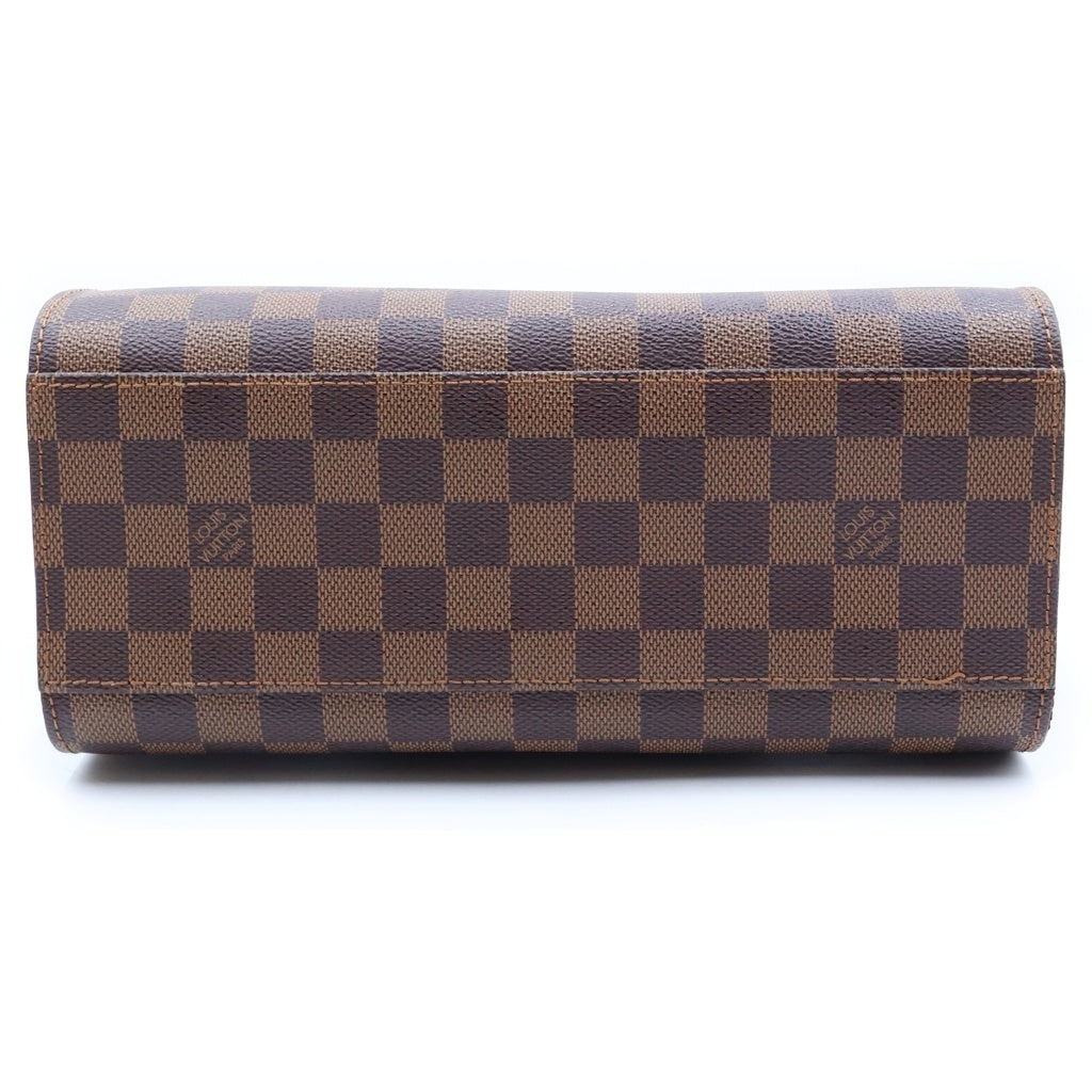 LOUIS VUITTON(ルイヴィトン) ダミエ トリアナ ハンドバッグ PVC×レザー ブラウン N51155 レディース