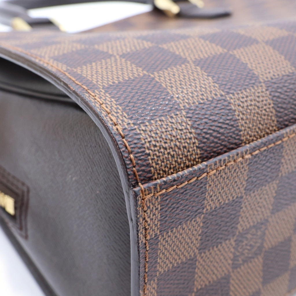 LOUIS VUITTON(ルイヴィトン) ダミエ トリアナ ハンドバッグ PVC×レザー ブラウン N51155 レディース