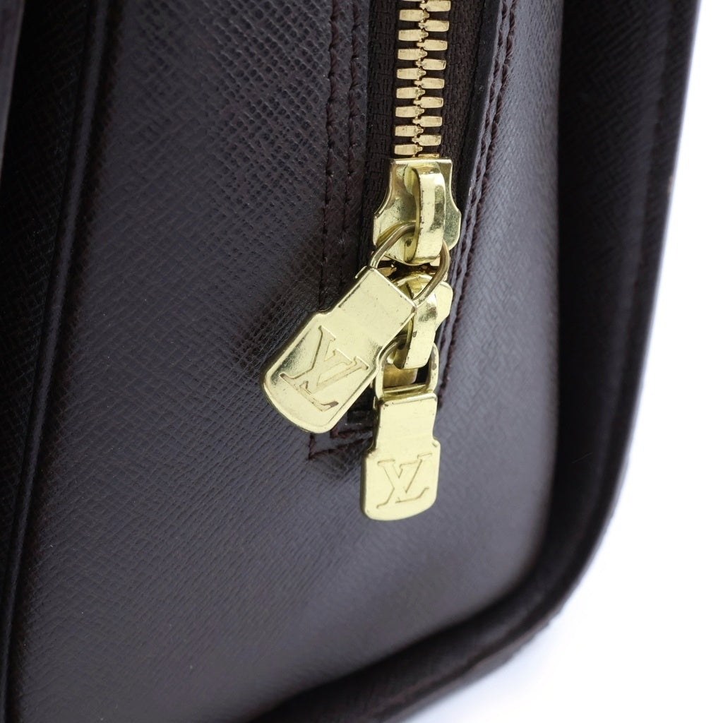 LOUIS VUITTON(ルイヴィトン) ダミエ トリアナ ハンドバッグ PVC×レザー ブラウン N51155 レディース