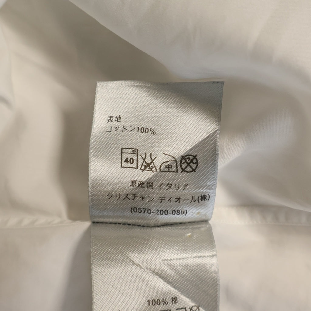DIOR(ディオール) ■Bee刺繍シャツ ホワイト コットン #37 233C541B2088