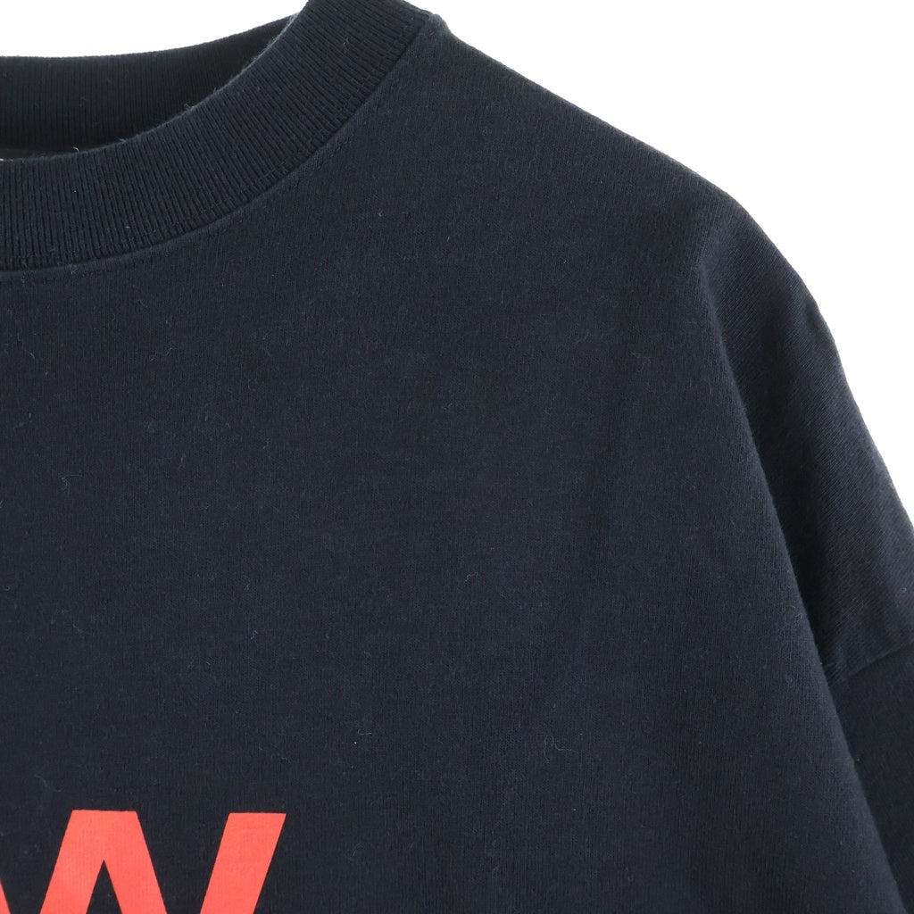 BALENCIAGA(バレンシアガ) ■WEARロゴ 半袖Tシャツ ブラック コットン #XXS 620969 レディース