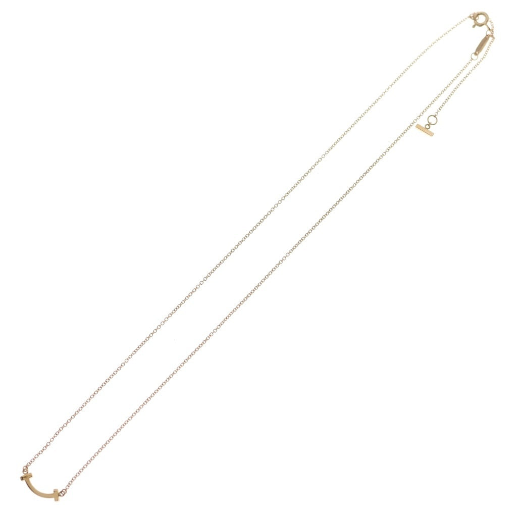 TIFFANY & Co.(ティファニー) Tスマイルミニ ネックレス Au750 2.2g レディース