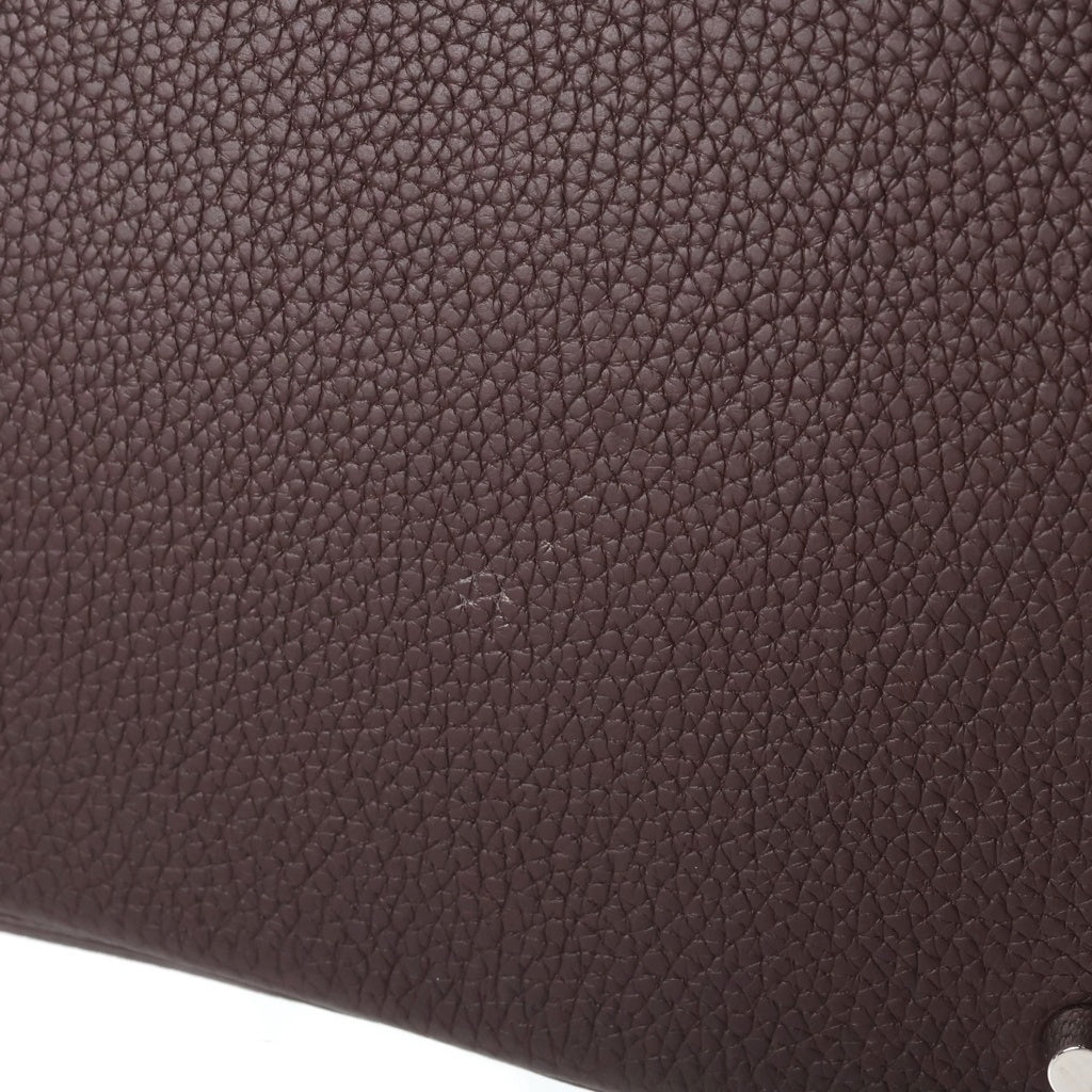 HERMES(エルメス) ピコタン22 バイカラー ブルーニュイ×ルージュセリエ×フランボワーズ トリヨン SV金具 Z刻印 レディース