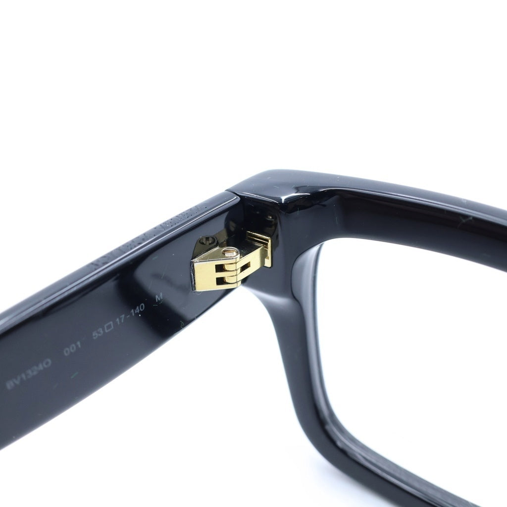 BOTTEGA VENETA(ボッテガヴェネタ) スクエアレンズ クリアフレーム アイウェア 眼鏡 ブラック #M BV1324O