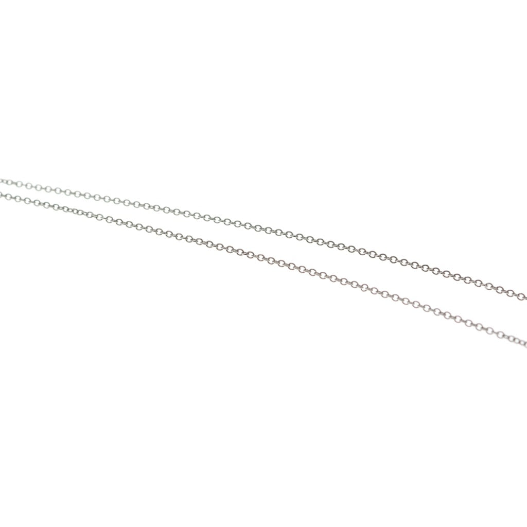 TIFFANY & Co.(ティファニー) エルサペレッティ オープンハート ネックレス Pt950 3.8g レディース
