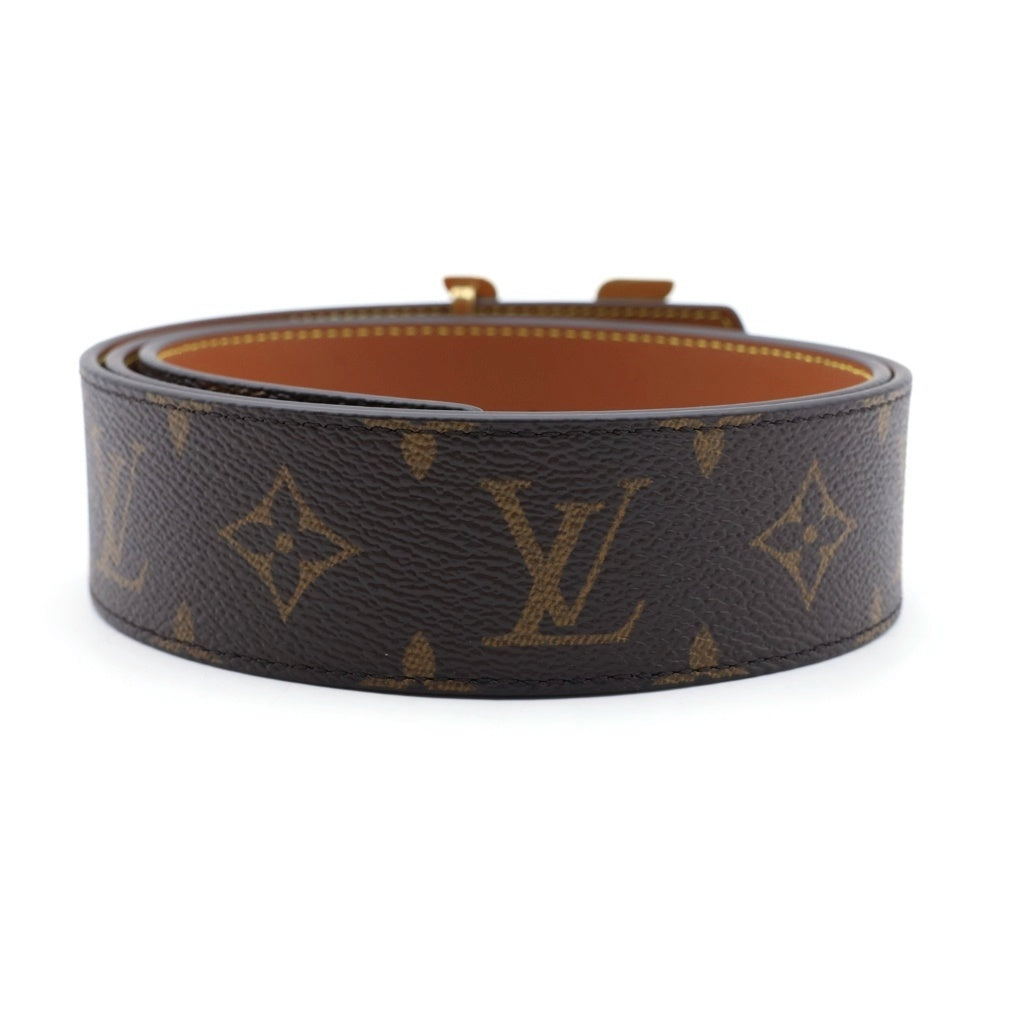 LOUIS VUITTON(ルイヴィトン) モノグラム LVディメンション 40MM リバーシブルレザーベルト ブラウン PVC×レザー M8845