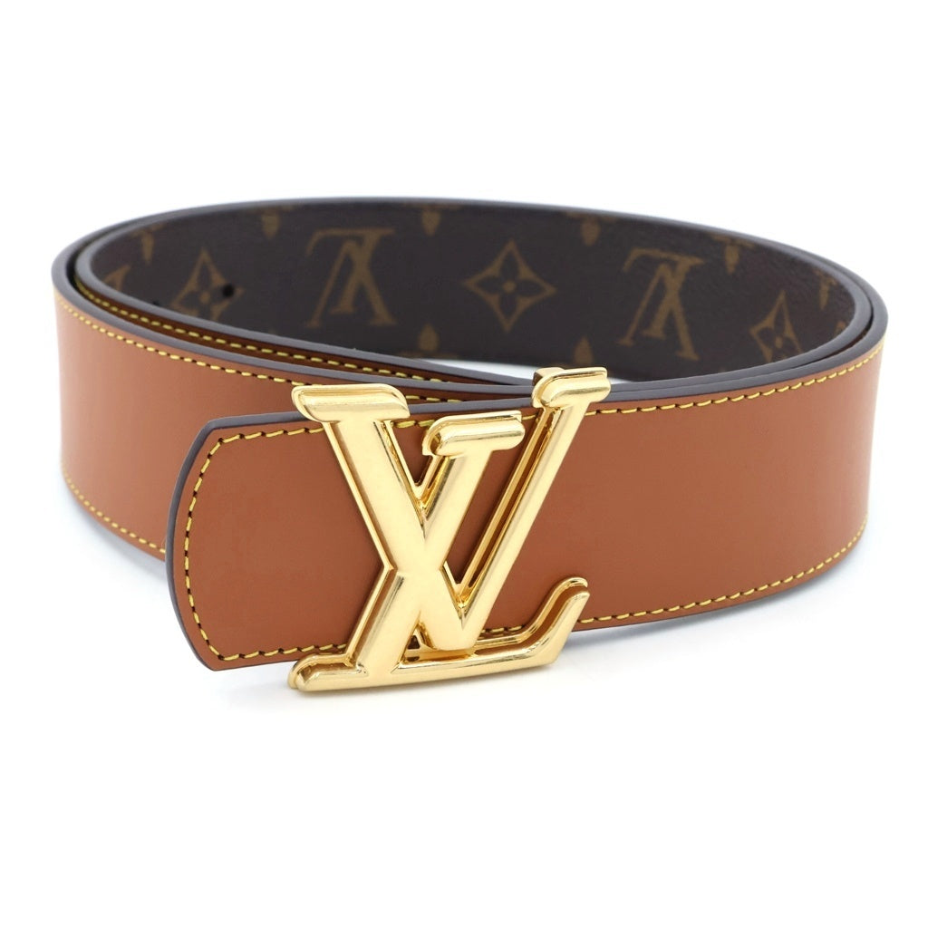 LOUIS VUITTON(ルイヴィトン) モノグラム LVディメンション 40MM リバーシブルレザーベルト ブラウン PVC×レザー M8845