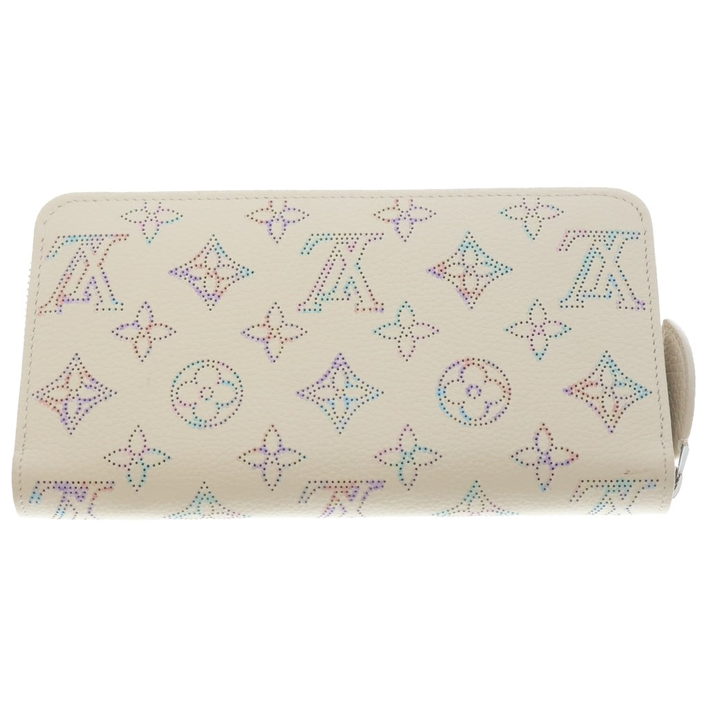 LOUIS VUITTON(ルイヴィトン) モノグラム・アンプラント リンク クォーツ ジッピーウォレット ホワイト レザー長財布 M2A358 レディース