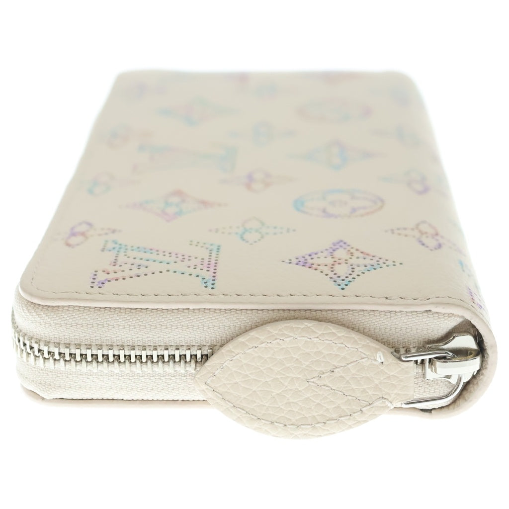 LOUIS VUITTON(ルイヴィトン) モノグラム・アンプラント リンク クォーツ ジッピーウォレット ホワイト レザー長財布 M2A358 レディース