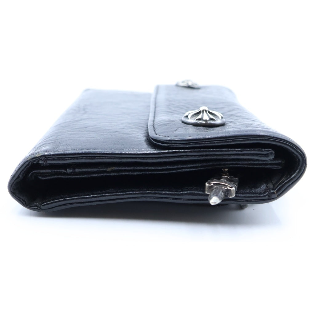 CHROME HEARTS(クロムハーツ) ■WAVE Wallet ウェーブウォレット 長財布 レザー