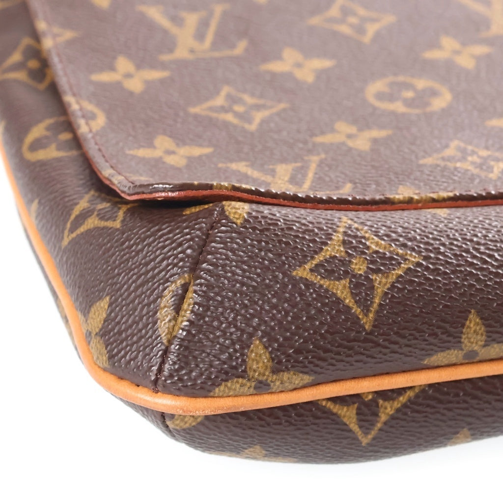 LOUIS VUITTON(ルイヴィトン) モノグラム ミュゼット・タンゴ ショルダーバッグ ブラウン レザー M51257 レディース