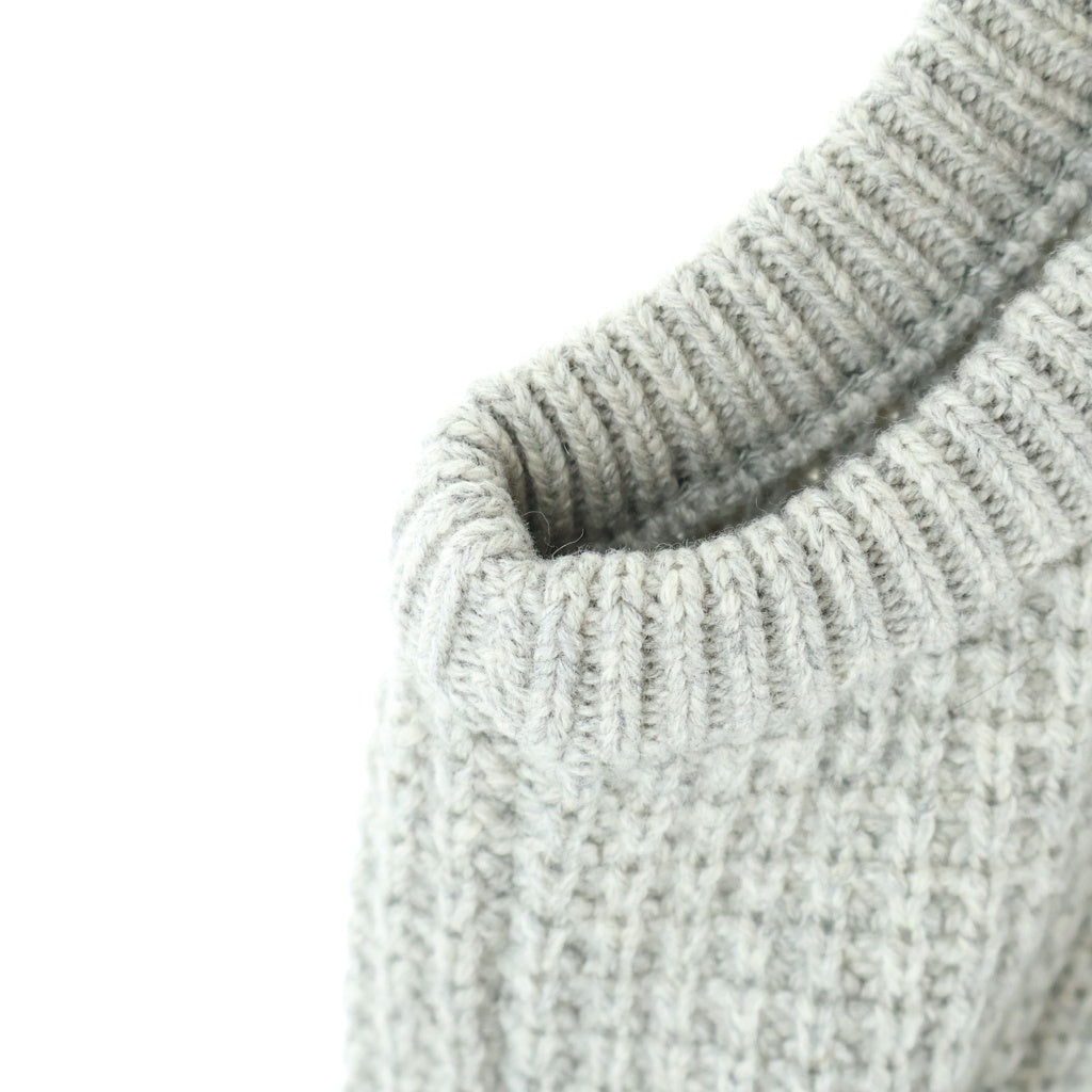 URU(ウル) 19AW KNIT VEST TYPE A ニットベスト ウール グレー 19FUK05A