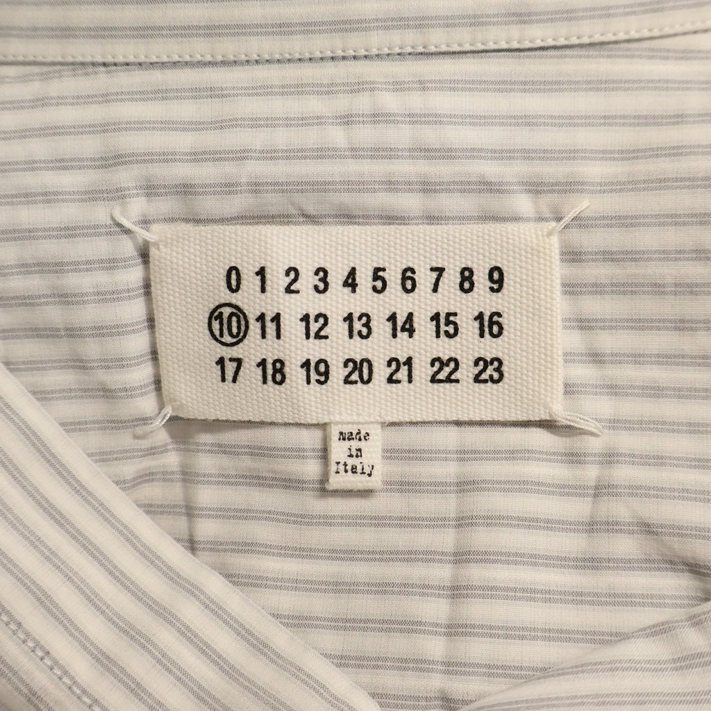 Maison Margiela(メゾンマルジェラ) ■22SS ストライプ柄長袖シャツ