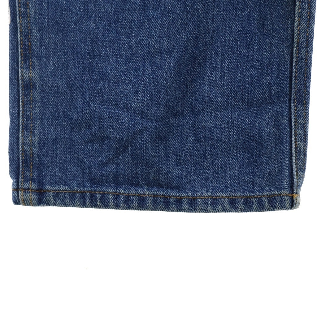 THE BLACK EYE PATCH(ブラックアイパッチ) 19AW Handle with Care Denim サイド刺繍デニムパンツ ジーンズ 取扱注意ロゴ ワイドテーパード インディゴ