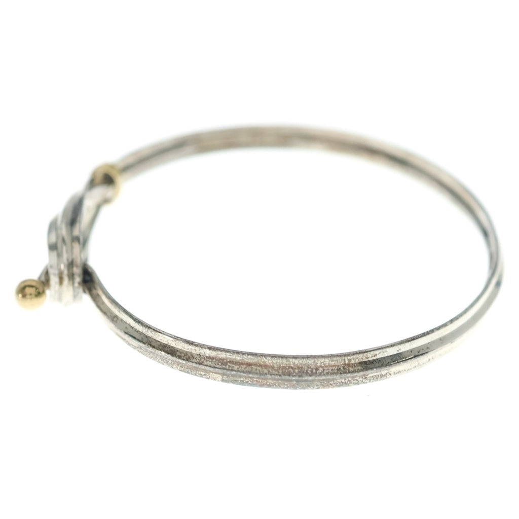 TIFFANY & Co.(ティファニー) ツイストフック アンド アイ ブレスレット SV925 K18イエローゴールド シルバー レディース