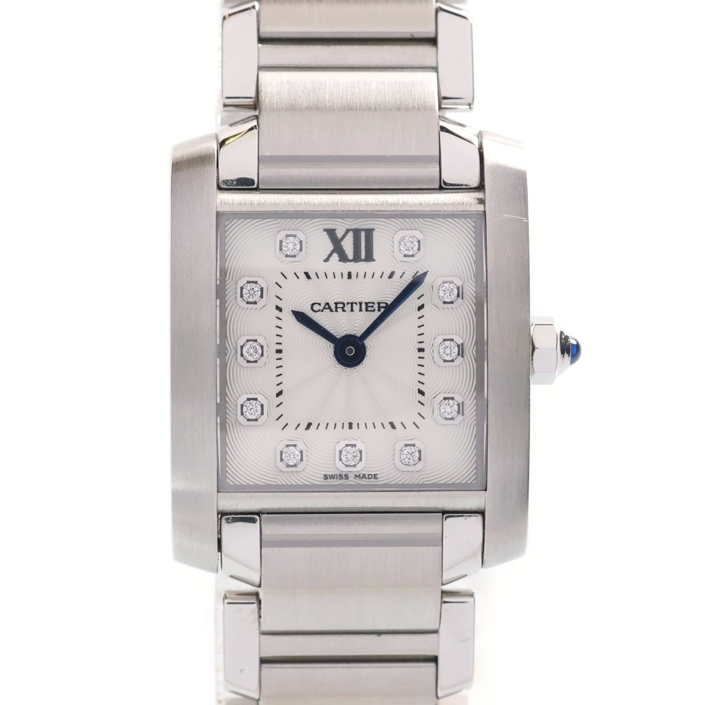 Cartier(カルティエ) タンク・フランセーズ シルバー文字盤 SS/QZ WE110006 レディース