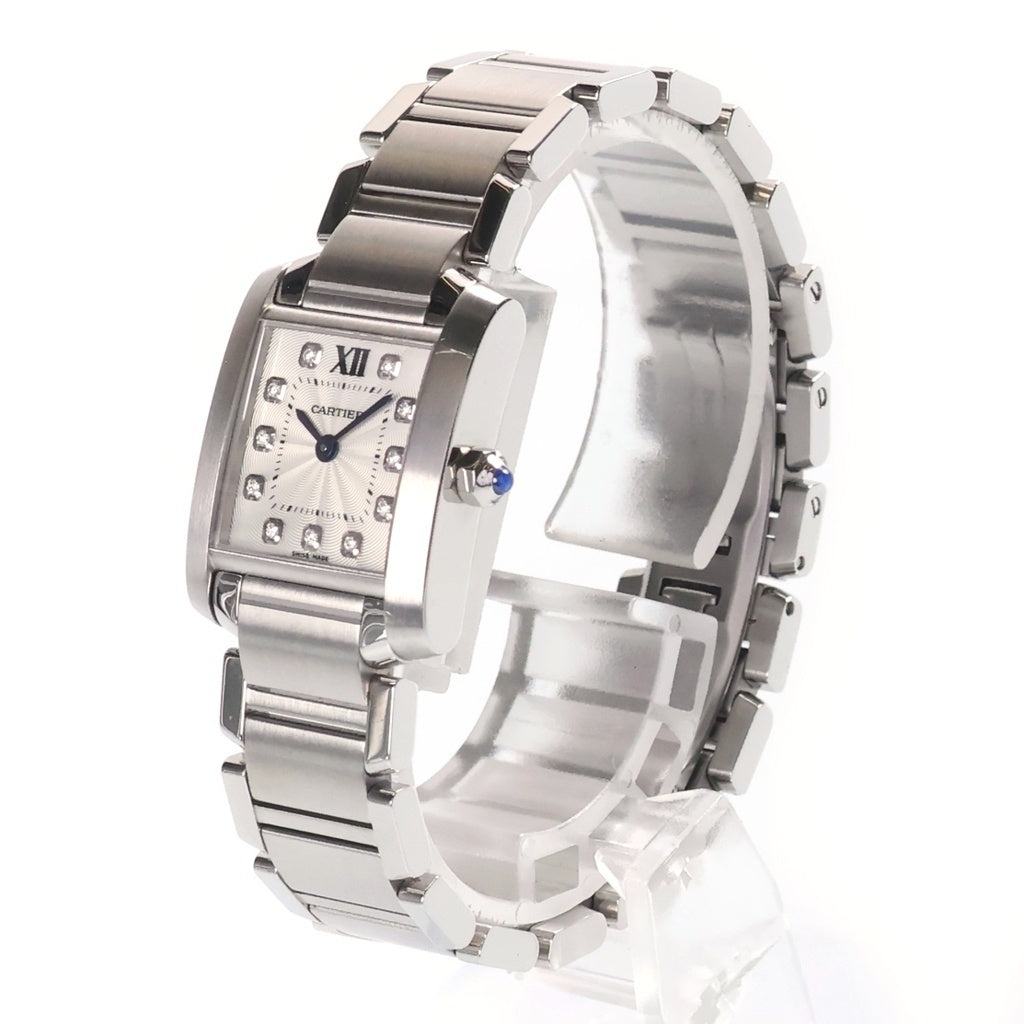 Cartier(カルティエ) タンク・フランセーズ シルバー文字盤 SS/QZ WE110006 レディース